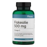 Mezina Fiskolja 500 mg Omega 3 - 180 kapslar