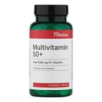 Mezina Multi 50+, Kalk og D-vitamin - 180 tabletter