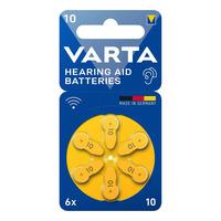 Varta Batteri Hörapparat v10 - 6 st
