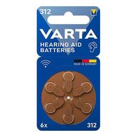 Varta Batteri Hörapparat v312 - 6 st