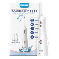 Ekulf PowerFlosser Cordless Premium - Vit - 1 st