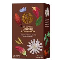 Tulsi Licorice & Cinnamon Te, eko - 20 påsar
