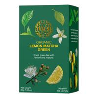 Tulsi Lemon Matcha Green Te, eko - 20 påsar