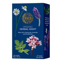 Tulsi Herbal Night Te, eko - 20 påsar