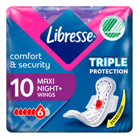 Libresse Maxi Night Wing - 10 st