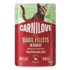 Carnilove Cat Pouch vaktel med maskros - 85 g
