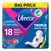 Libresse Maxi Night Wing Big Pack - 18 st