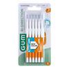 Gum Bi-Direction Mellanrumsborstar - 6 st - 0,9 mm - Orange