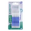 Gum Bi-Direction Mellanrumsborstar - 6 st - 0,6 mm - Ljus lila
