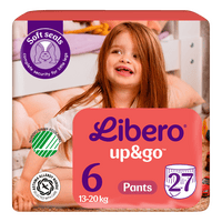 Libero Up&Go 6 Byxblöja 13-20 kg - 27 st