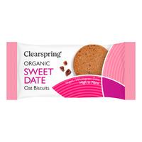 Clearspring Havrekex Dadel, eko - 40 g