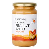 Clearspring Peanutbutter Creamy, eko - 350 g