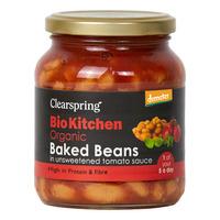 Clearspring Baked Beans (utan tillsatt socker) - Demeter, eko - 350 g