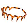 Gillian Jones Zig Zag Diadem - Brun/Svart  