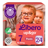 Libero Up&Go 7 Byxblöja 16-26 kg - 24 st