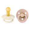 BIBS Colour Latex Strl. 2 - Ivory/Blush - 2 st