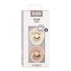 BIBS Colour Latex Strl. 2 - Ivory/Blush - 2 st