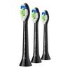 Philips Sonicare Optimal White Borsthuvuden - Svart - 3 st