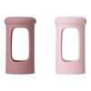 Hevea Wide neck Sleeve 250 ml - Powder Pink & Rosewood - 2 st