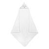 Akuku Baby Hooded Bath Towels - 100x100 cm - White  