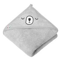 Akuku Baby Hooded Bath Towels - 100x100 cm - Grey
