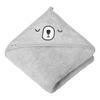 Akuku Baby Hooded Bath Towels - 100x100 cm - Grey  