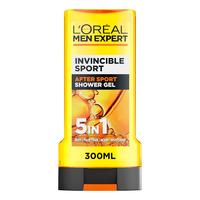 L'Oréal Men Expert Invincible Sport 5-In-1 Shower Gel - 300 ml