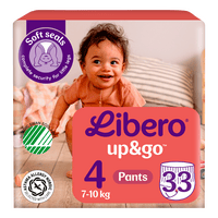 Libero Up&Go 4 Byxblöja  7-10 kg  - 33 st