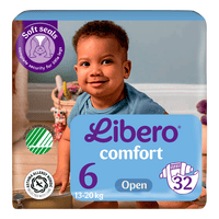 Libero Comfort 6 Öppen blöja 13-20 kg - 32 st