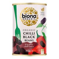 Biona Organic Svarta Bönor m. Chili, eko - 410 g