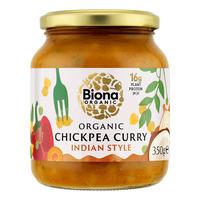 Biona Organic Indian Style Kikärter Curry, eko - 350 g