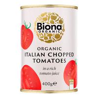 Biona Organic Hackade Tomater, eko - 400 g
