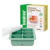 Haakaa Silicone Freezer Tray with Lid - 6 Compartments - Pea Green