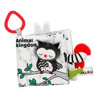 Akuku Plush Sensory Book - Animal Kingdom