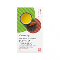 Clearspring Grönt Te m. Gurkmeja och Matcha, eko - 20 påsar