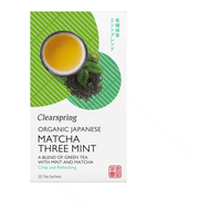 Clearspring Grönt Te m. Matcha & Mint, eko - 20 påsar