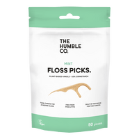 The Humble Co. Dental Floss Picks Mint - 50 st