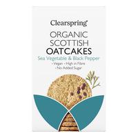 Clearspring Havrekex Tång & Svartpeppar, eko - 200 g