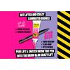 NYX Professional Makeup The Brow Glue Crazy Lift - 01 Transparent - 7 ml
