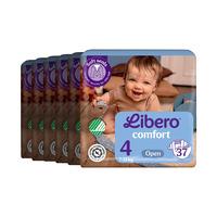 Libero Comfort 4 Öppen blöja - 6 x 37 st