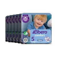 Libero Comfort 5 Öppen blöja - 6 x 34 st