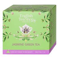English Tea Shop Jasmine Green Tea, eko - 16 pyramidpåsar