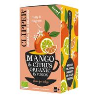 Clipper Mango Citrus Te, eko - 20 påsar