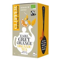 Clipper Earl Grey m. Appelsin - Fairtrade, eko - 20 påsar