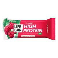 LifeFood Lifebar Protein Raspberry, eko - 40 g