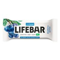 LifeFood Lifebar Blåbär Quinoa Raw, eko - 40 g