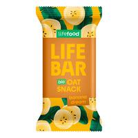 LifeFood Lifebar Havrebar Banana Dream, eko - 40 g
