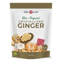 Ginger People Kandiserad Ingefära, eko - 150 g
