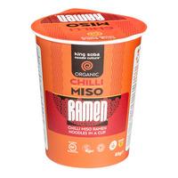 King Soba Chilli Miso Ramen - Instant Cup, eko - 85 g