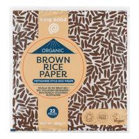 King Soba Brown Rice Paper, eko - 200 g